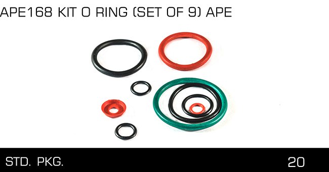 APE168 KIT O RING SET OF 9J APE